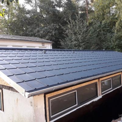 Prefa Metall-Dachplatten